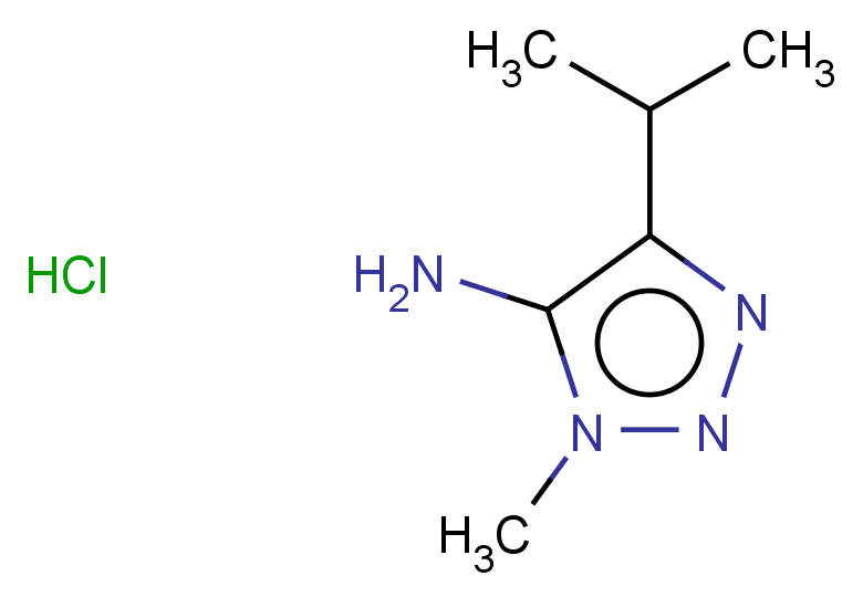 1-methyl-4-(propan-2-yl)-1H-1,2,3-triazol-5-amine hydrochloride