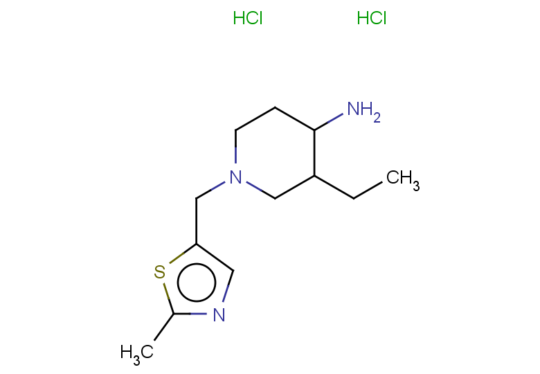 3-ethyl-1-[(2-methyl-1,3-thiazol-5-yl)methyl]piperidin-4-amine dihydrochloride, Mixture of diastereomers