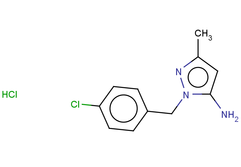 1-[(4-chlorophenyl)methyl]-3-methyl-1H-pyrazol-5-amine hydrochloride