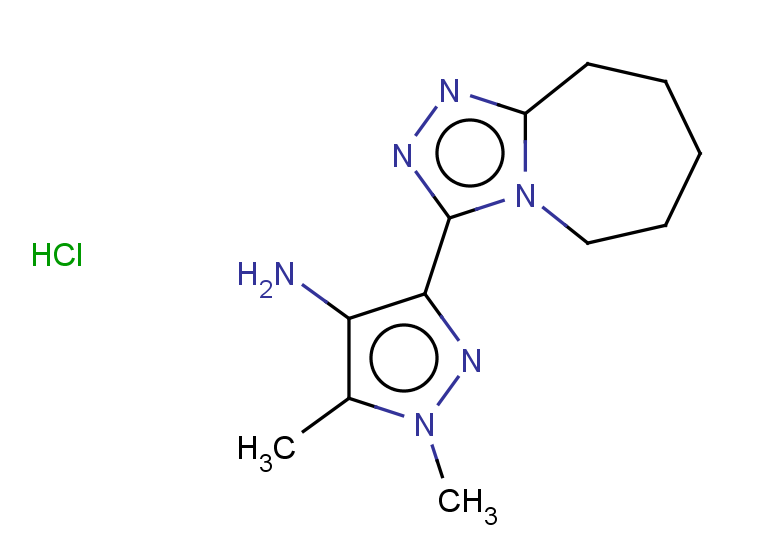 1,5-dimethyl-3-{5H,6H,7H,8H,9H-[1,2,4]triazolo[4,3-a]azepin-3-yl}-1H-pyrazol-4-amine hydrochloride