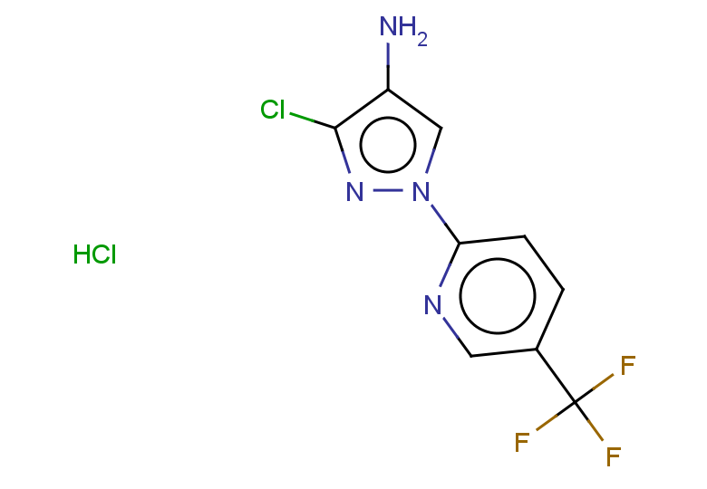 3-chloro-1-[5-(trifluoromethyl)pyridin-2-yl]-1H-pyrazol-4-amine hydrochloride