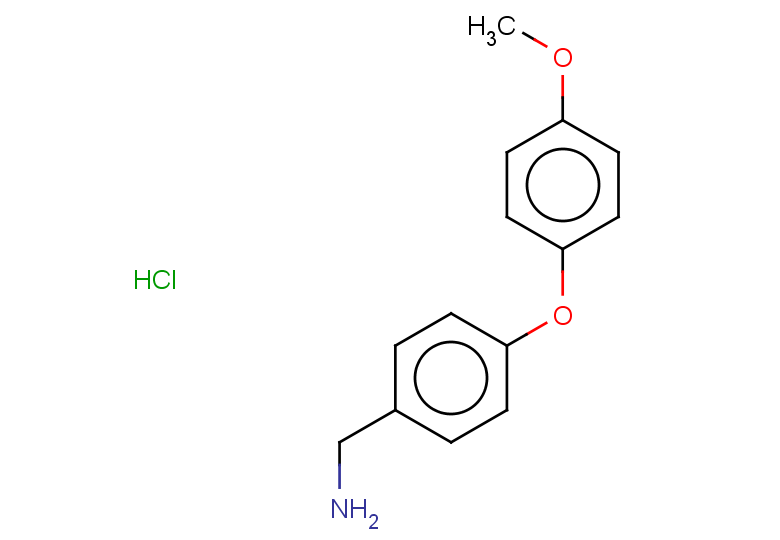 [4-(4-methoxyphenoxy)phenyl]methanamine hydrochloride