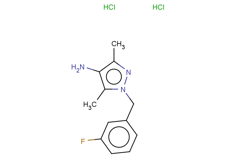 1-[(3-fluorophenyl)methyl]-3,5-dimethyl-1H-pyrazol-4-amine dihydrochloride