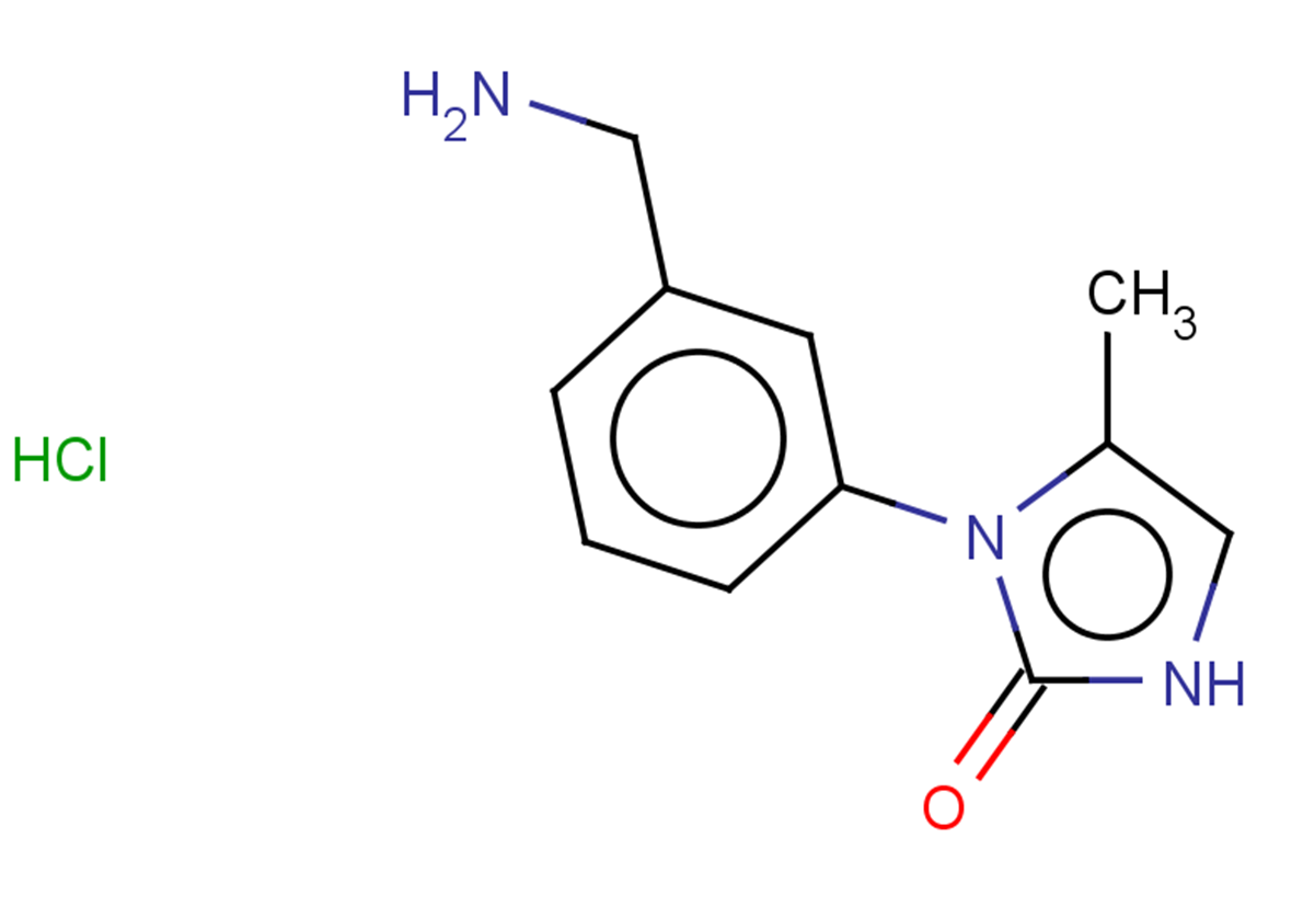 1-[3-(aminomethyl)phenyl]-5-methyl-2,3-dihydro-1H-imidazol-2-one hydrochloride