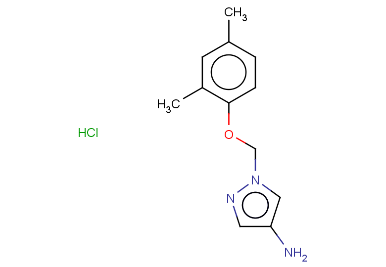1-[(2,4-dimethylphenoxy)methyl]-1H-pyrazol-4-amine hydrochloride