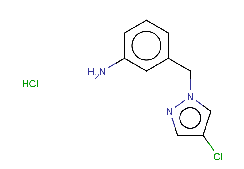 3-[(4-chloro-1H-pyrazol-1-yl)methyl]aniline hydrochloride