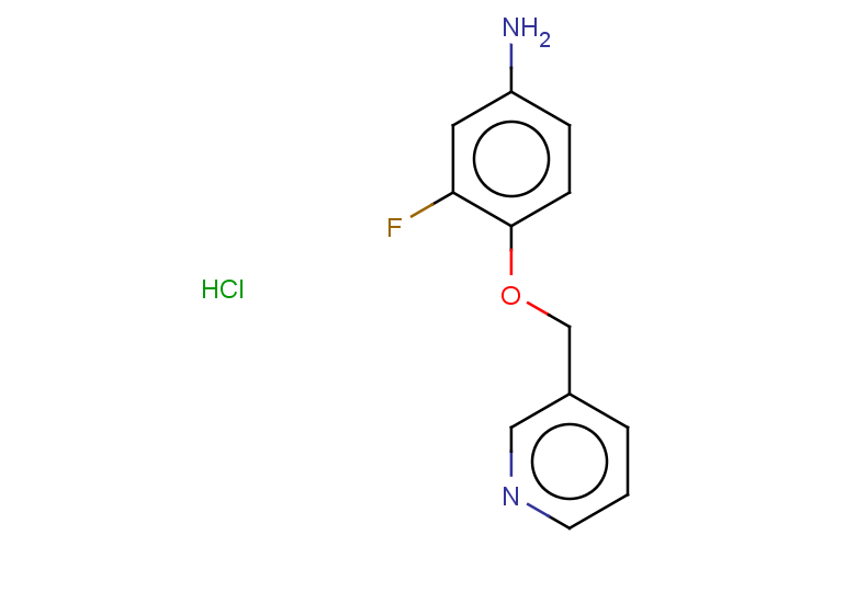 3-fluoro-4-[(pyridin-3-yl)methoxy]aniline hydrochloride