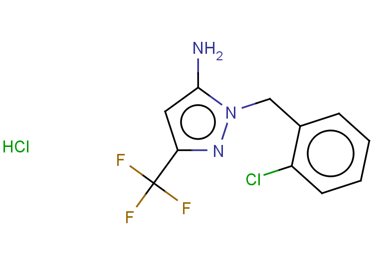 1-[(2-chlorophenyl)methyl]-3-(trifluoromethyl)-1H-pyrazol-5-amine hydrochloride