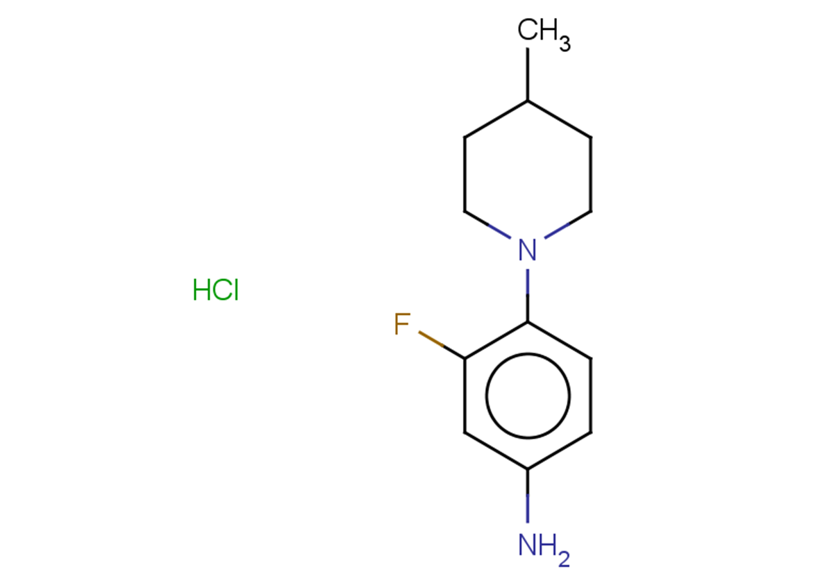 3-fluoro-4-(4-methylpiperidin-1-yl)aniline hydrochloride