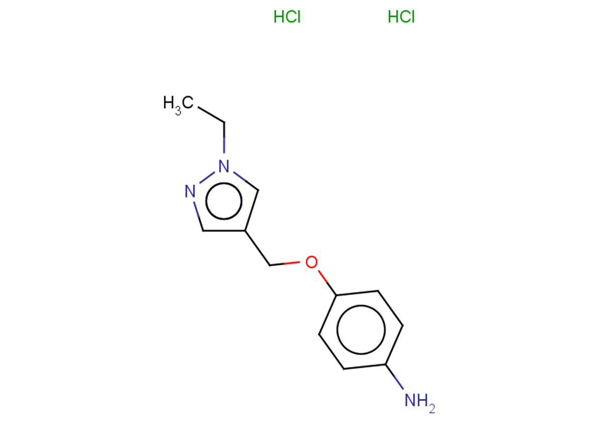 4-[(1-ethyl-1H-pyrazol-4-yl)methoxy]aniline dihydrochloride