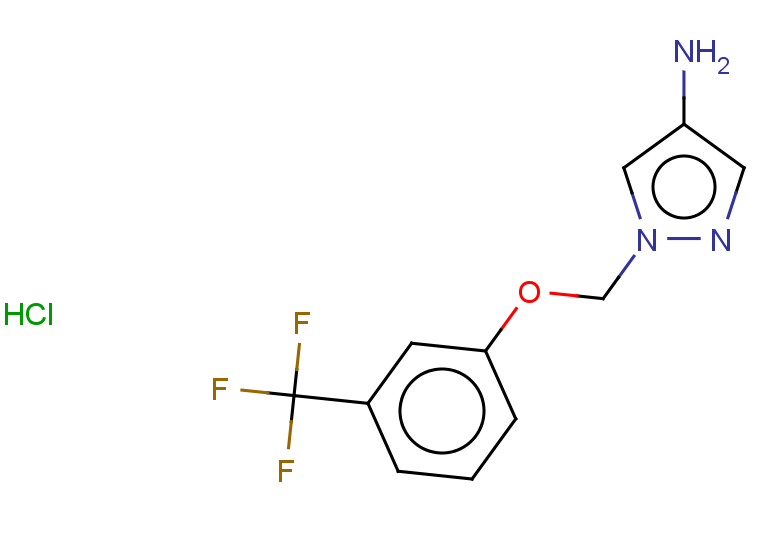 1-{[3-(trifluoromethyl)phenoxy]methyl}-1H-pyrazol-4-amine hydrochloride