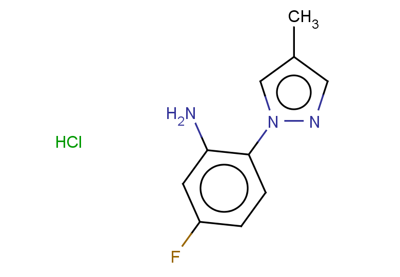5-fluoro-2-(4-methyl-1H-pyrazol-1-yl)aniline hydrochloride