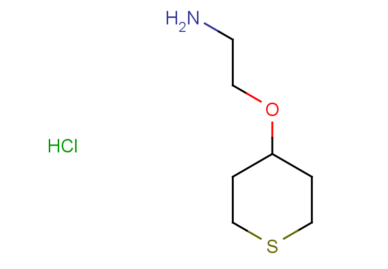 2-(thian-4-yloxy)ethan-1-amine hydrochloride