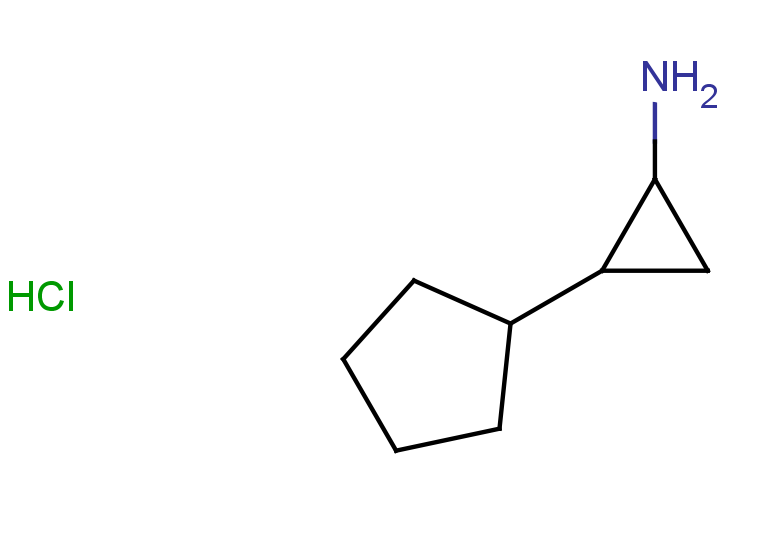 2-cyclopentylcyclopropan-1-amine hydrochloride, Mixture of diastereomers