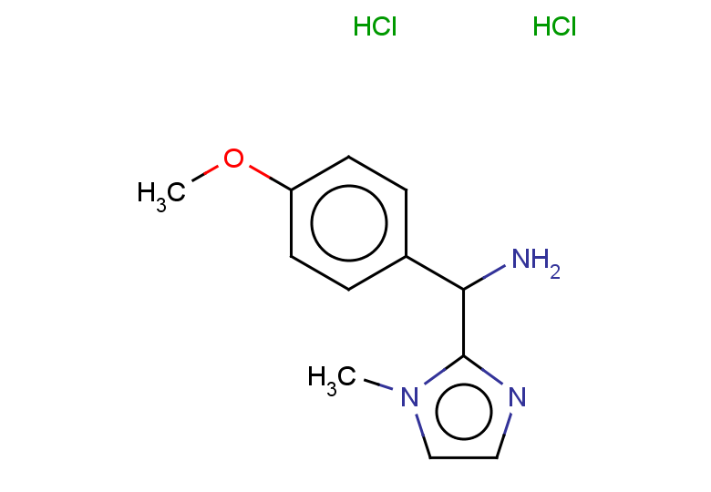 (4-methoxyphenyl)(1-methyl-1H-imidazol-2-yl)methanamine dihydrochloride