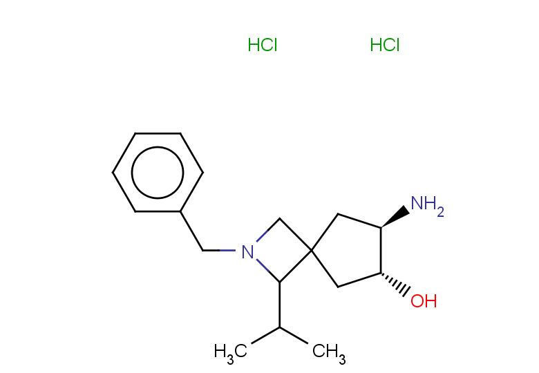 rac-(6R,7R)-7-amino-2-benzyl-1-(propan-2-yl)-2-azaspiro[3.4]octan-6-ol dihydrochloride