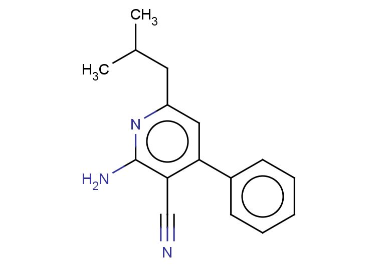 2-AMINO-6-ISOBUTYL-4-PHENYLNICOTINONITRILE