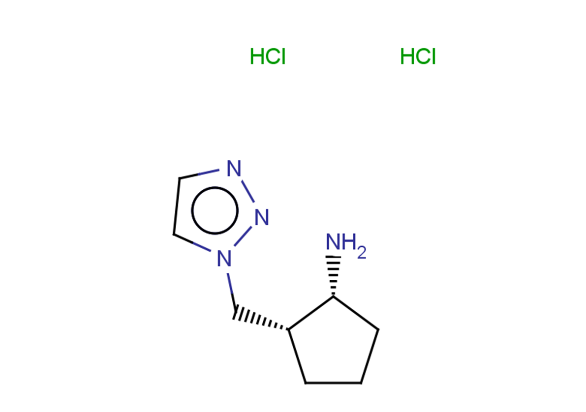 rac-(1R,2R)-2-[(1H-1,2,3-triazol-1-yl)methyl]cyclopentan-1-amine dihydrochloride, cis