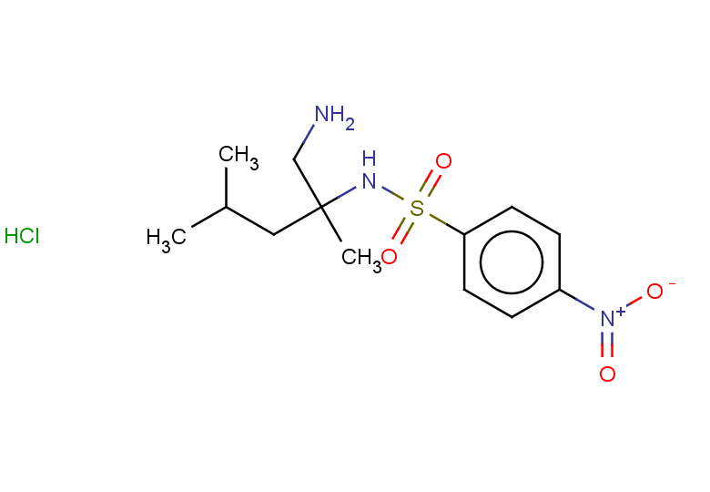 N-(1-amino-2,4-dimethylpentan-2-yl)-4-nitrobenzene-1-sulfonamide hydrochloride