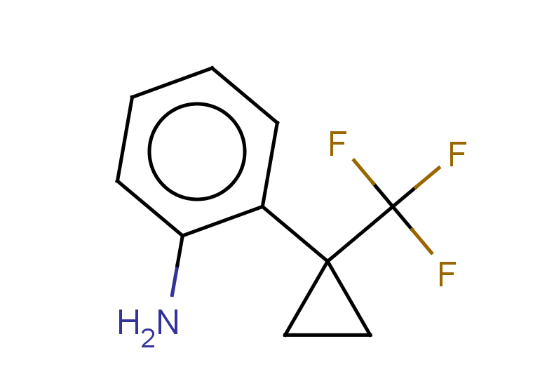 2-[1-(trifluoromethyl)cyclopropyl]aniline