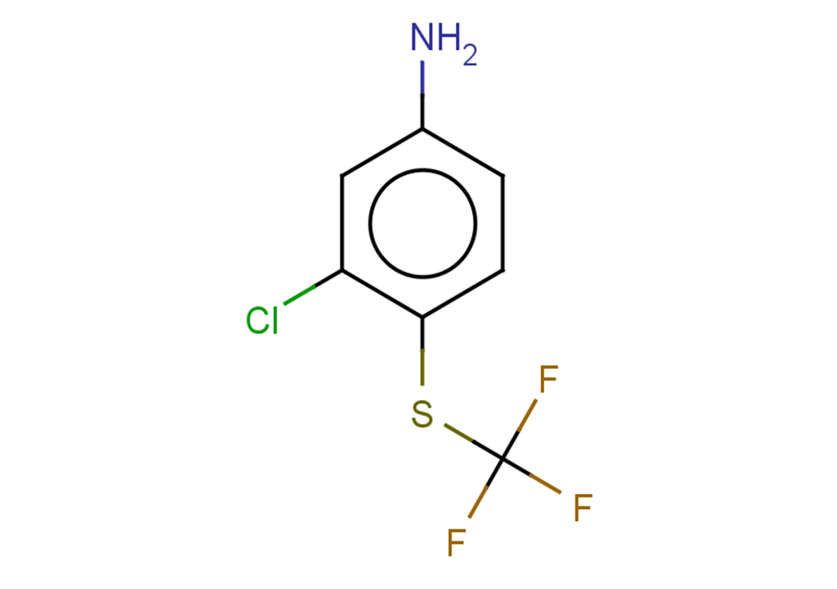 3-chloro-4-[(trifluoromethyl)sulfanyl]aniline