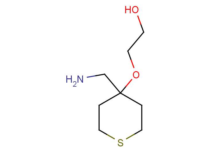 2-{[4-(aminomethyl)thian-4-yl]oxy}ethan-1-ol
