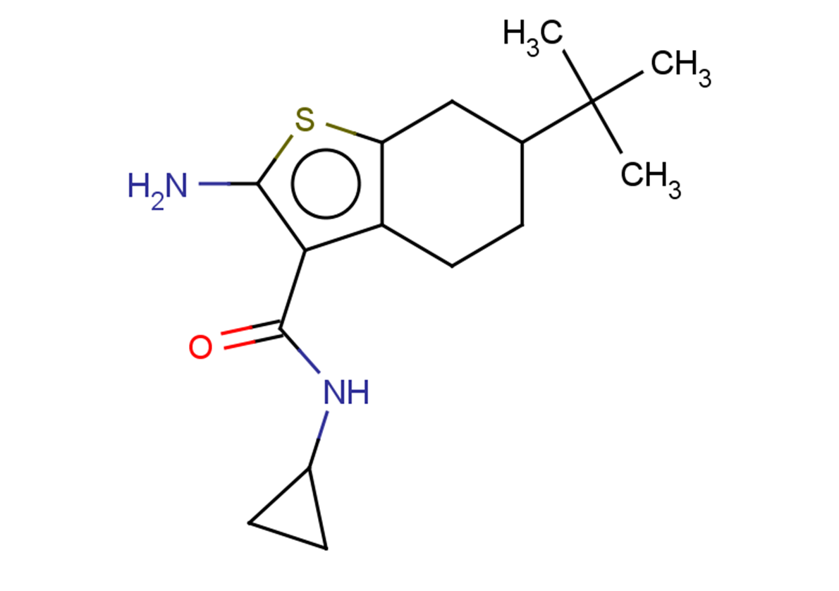 2-amino-6-tert-butyl-N-cyclopropyl-4,5,6,7-tetrahydro-1-benzothiophene-3-carboxamide
