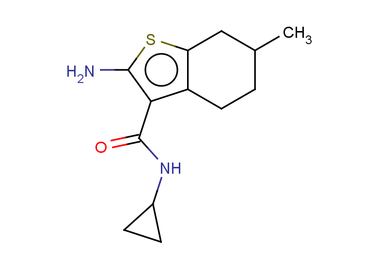 2-amino-N-cyclopropyl-6-methyl-4,5,6,7-tetrahydro-1-benzothiophene-3-carboxamide
