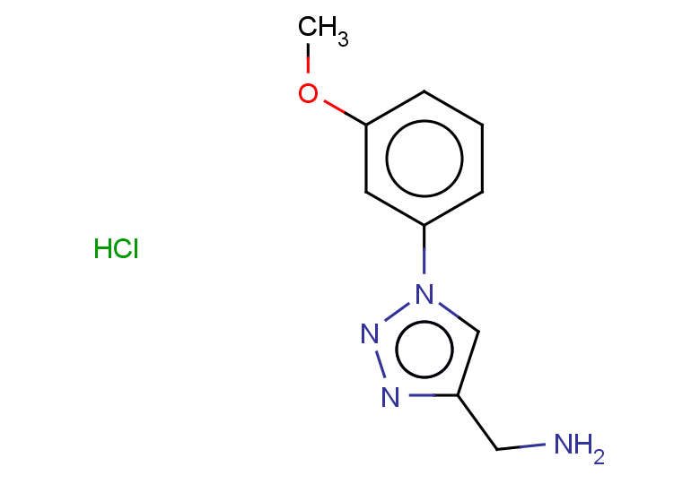 [1-(3-methoxyphenyl)-1H-1,2,3-triazol-4-yl]methanamine hydrochloride