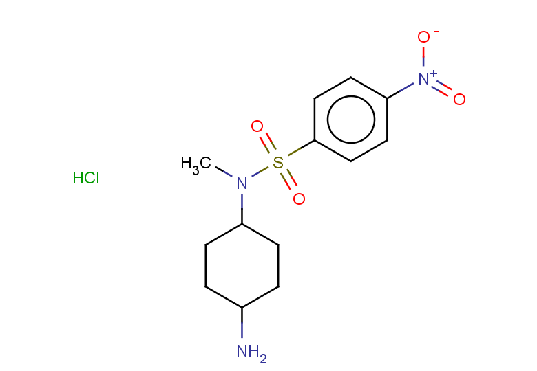 N-(4-aminocyclohexyl)-N-methyl-4-nitrobenzene-1-sulfonamide hydrochloride