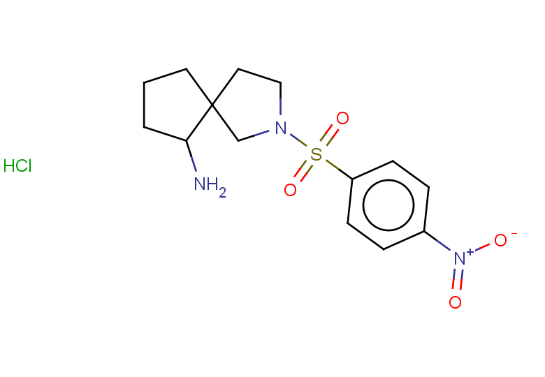 2-(4-nitrobenzenesulfonyl)-2-azaspiro[4.4]nonan-6-amine hydrochloride