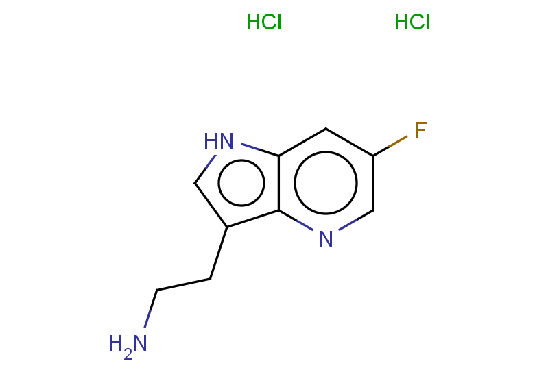 2-(6-fluoro-1H-pyrrolo[3,2-b]pyridin-3-yl)ethanamine dihydrochloride