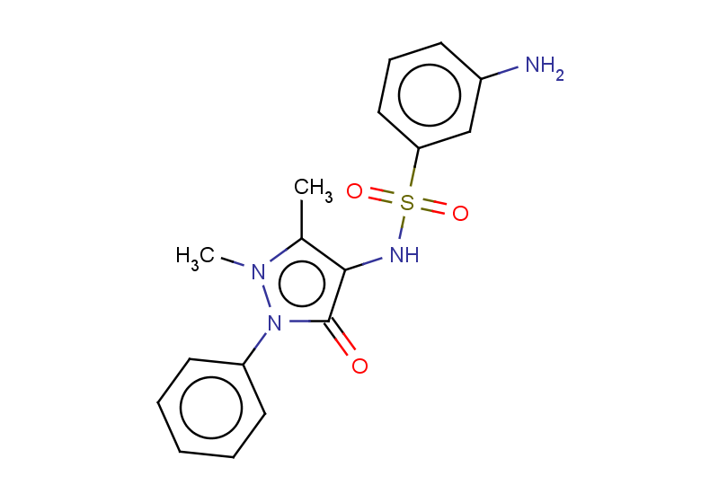 3-amino-N-(1,5-dimethyl-3-oxo-2-phenyl-2,3-dihydro-1H-pyrazol-4-yl)benzene-1-sulfonamide