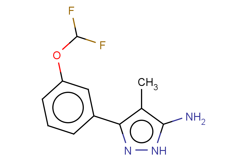 3-[3-(difluoromethoxy)phenyl]-4-methyl-1H-pyrazol-5-amine