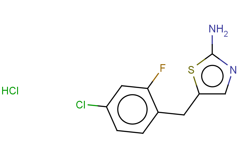5-[(4-chloro-2-fluorophenyl)methyl]-1,3-thiazol-2-amine hydrochloride