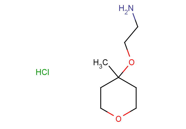 2-[(4-methyloxan-4-yl)oxy]ethan-1-amine hydrochloride