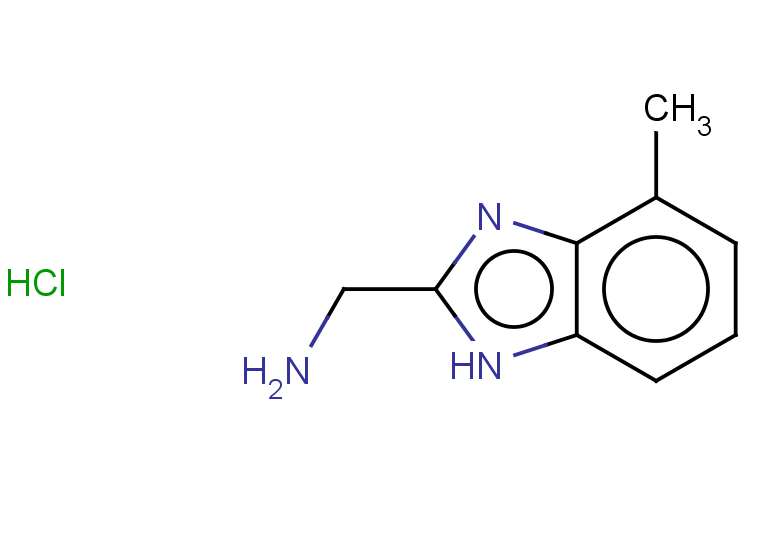 (4-methyl-1H-1,3-benzodiazol-2-yl)methanamine hydrochloride