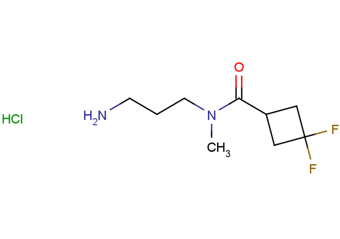 N-(3-aminopropyl)-3,3-difluoro-N-methylcyclobutane-1-carboxamide hydrochloride