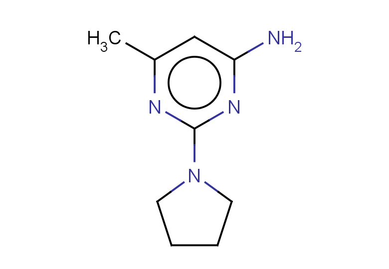 6-methyl-2-(pyrrolidin-1-yl)pyrimidin-4-amine