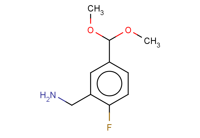 [5-(dimethoxymethyl)-2-fluorophenyl]methanamine