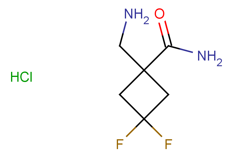 1-(aminomethyl)-3,3-difluorocyclobutane-1-carboxamide hydrochloride