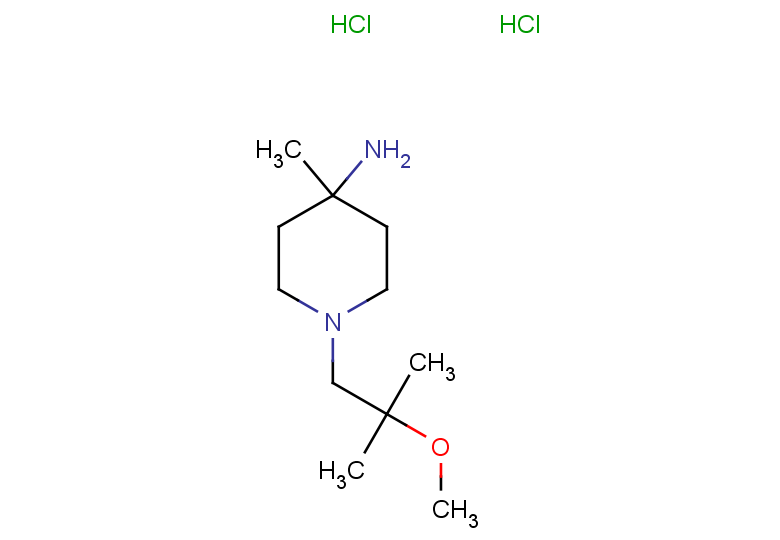 1-(2-methoxy-2-methylpropyl)-4-methylpiperidin-4-amine dihydrochloride