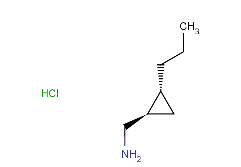 rac-[(1R,2R)-2-propylcyclopropyl]methanamine hydrochloride, trans