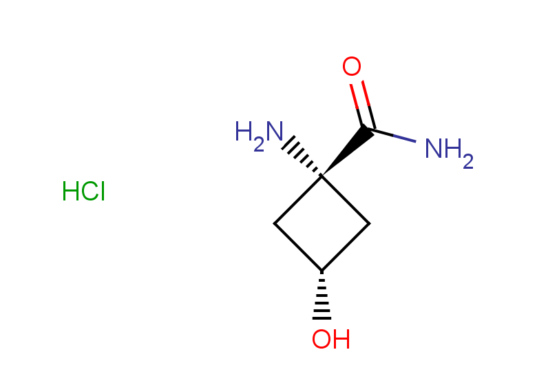 rac-(1s,3s)-1-amino-3-hydroxycyclobutane-1-carboxamide hydrochloride