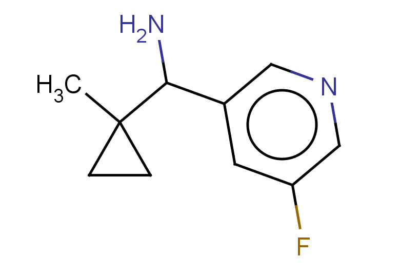 1-(5-fluoropyridin-3-yl)-1-(1-methylcyclopropyl)methanamine