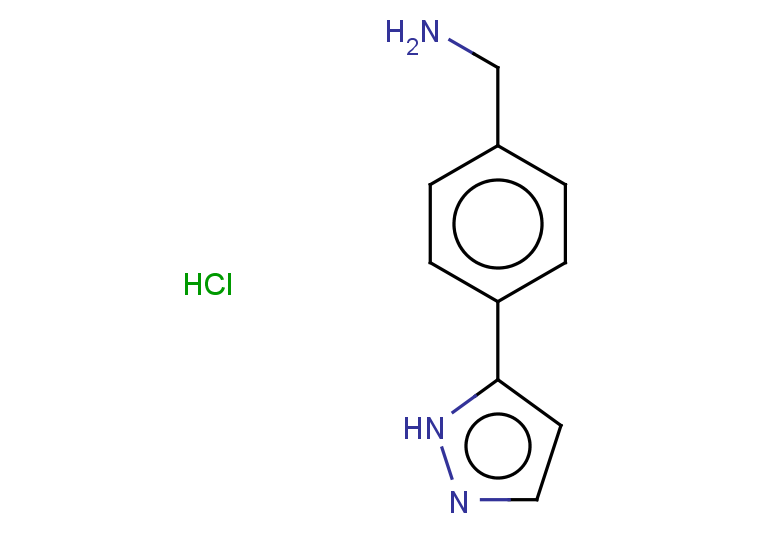 [4-(1H-pyrazol-5-yl)phenyl]methanamine hydrochloride