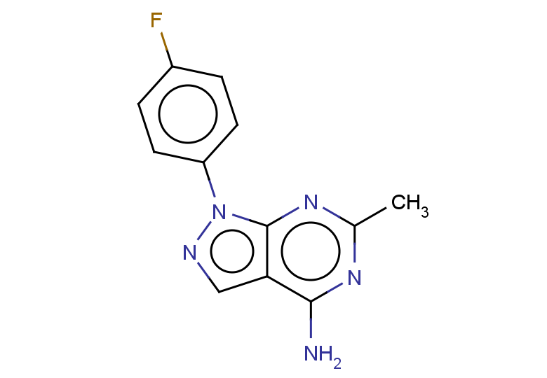 1-(4-FLUOROPHENYL)-6-METHYL-1H-PYRAZOLO[3,4-D]PYRIMIDIN-4-AMINE