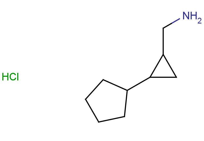 (2-cyclopentylcyclopropyl)methanamine hydrochloride
