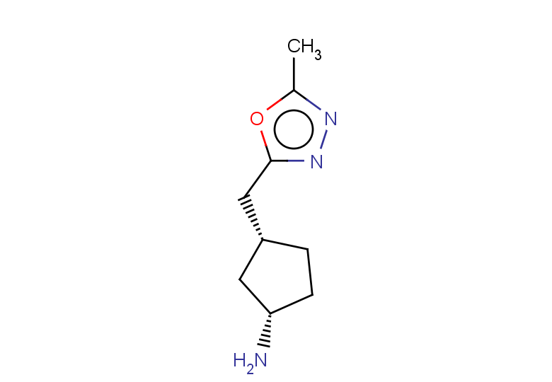 rac-(1R,3S)-3-[(5-methyl-1,3,4-oxadiazol-2-yl)methyl]cyclopentan-1-amine, cis