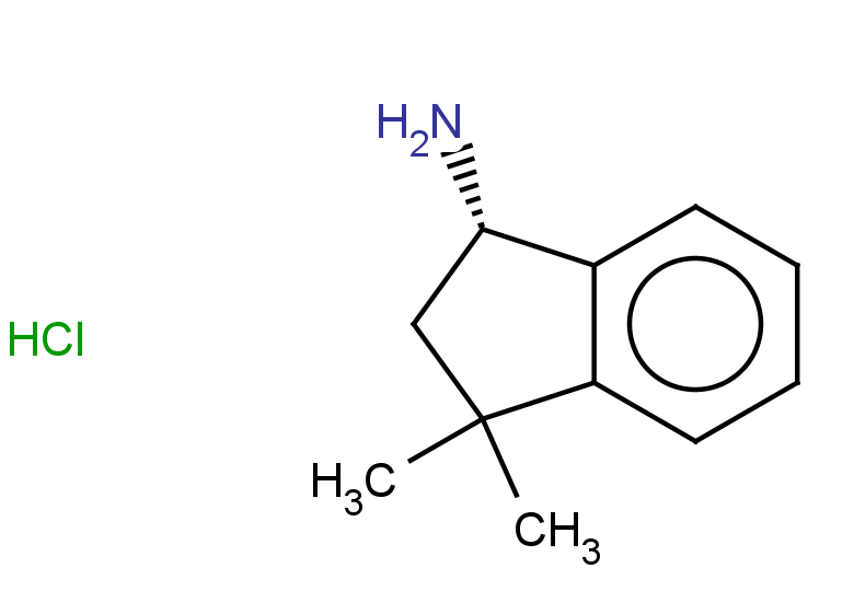 (1S)-3,3-dimethyl-2,3-dihydro-1H-inden-1-amine hydrochloride